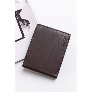 Pánska hnedá kožená peňaženka Barry vyobraziť