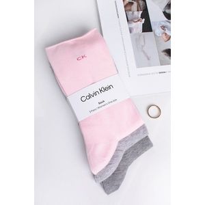 Sivo-ružové vysoké ponožky Emma - trojbalenie vyobraziť