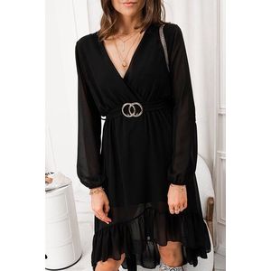Čierne midi šaty DLR050 vyobraziť
