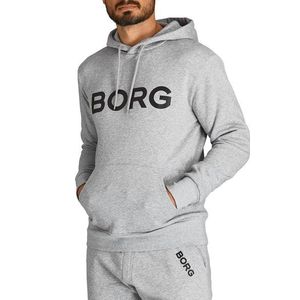 Pánska sivá mikina BB Logo Hoodie vyobraziť