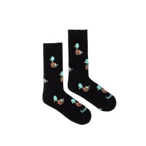 Čierne vzorvané ponožky Kača v noci vyobraziť