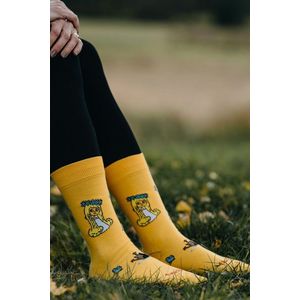Žlté ponožky Víla Amálka vyobraziť