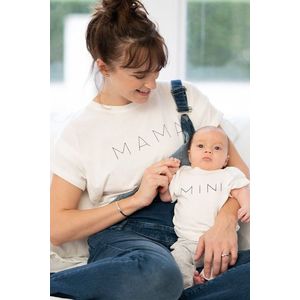Smotanový set tričiek pre mamičku a bábätko Alba Mama & Mini vyobraziť