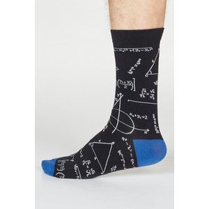 Pánkse čierne vzorované ponožky Theron Algebra vyobraziť