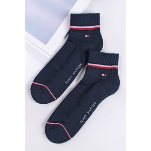 Tmavomodré pánske trojštvrťové ponožky Iconic - dvojbalenie vyobraziť