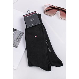 Čierne pánske vysoké ponožky Classic - dvojbalenie vyobraziť
