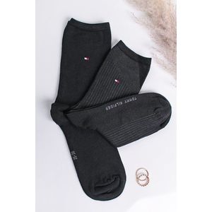 Čierne vysoké ponožky Tencel Rib - dvojbalenie vyobraziť