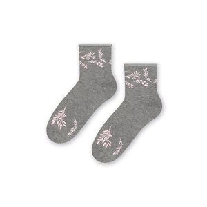 Sivé vzorované ponožky 099 vyobraziť