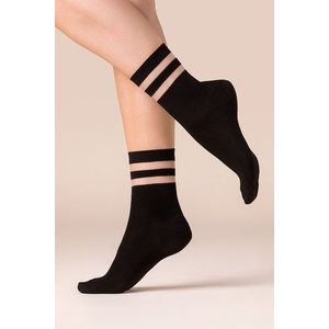 Čierne silonkové ponožky Cami vyobraziť