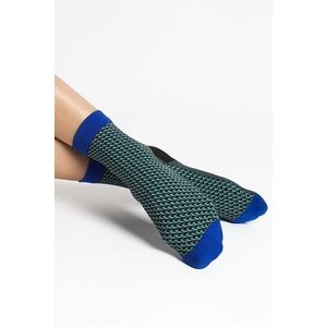 Zelené vzorované ponožky Op-Art 40DEN vyobraziť