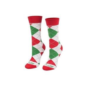 Viacfarebné ponožky Klasik Vianoce vyobraziť
