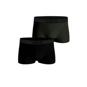 Čierno-zelené bavlnené boxerky Core Trunk - dvojbalenie vyobraziť