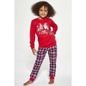 Dievčenské pyžamo Cornette 594/147 Gnomes Červená 134-140 vyobraziť