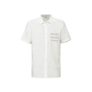 LIVERGY® Pánska ľanová košeľa „Regular fit“ (L (41/42), biela) vyobraziť