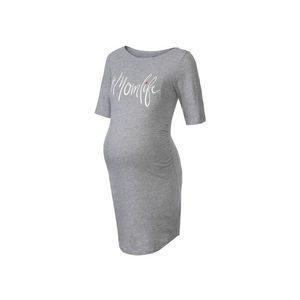 ESMARA® Dámska tehotenská nočná košeľa BIO (XS (32/34), šedá) vyobraziť