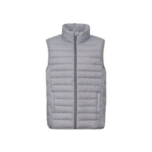 LIVERGY® Pánska prešívaná vesta z recyklovaného materiálu (M (48/50), šedá) vyobraziť