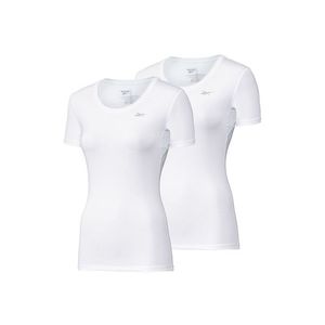 Reebok Dámske funkčné tričko, 2 kusy (L, biela) vyobraziť