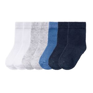 LUPILU® Chlapčenské ponožky, 7 párov (19/22, biela / šedá / modrá / námornícka modrá) vyobraziť