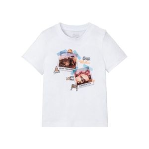 LUPILU® Chlapčenské bavlnené tričko (110/116, biela) vyobraziť