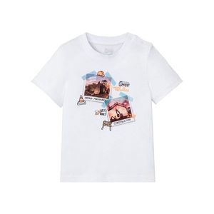 LUPILU® Chlapčenské bavlnené tričko (86/92, biela) vyobraziť