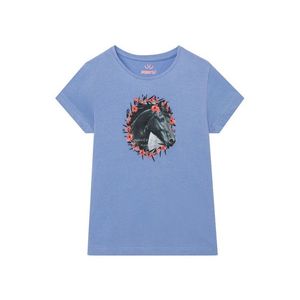 PEPPERTS® Dievčenské bavlnené tričko (158/164, modrá) vyobraziť