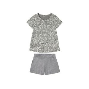 ESMARA® Dámske bavlnené pyžamo s otvorom pre dojčenie (XS (32/34), šedá) vyobraziť