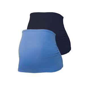 ESMARA® Dámsky tehotenský bavlnený brušný pás BIO, 2 kusy (L (44/46), námornícka modrá ) vyobraziť