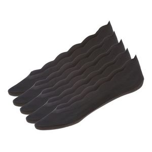 ESMARA® Dámske ponožky s imitáciou mušľového okraja, 5 párov (35/38, čierna) vyobraziť