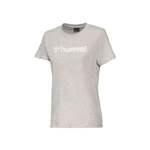 Hummel Dámske bavlnené tričko s logom (S, šedá) vyobraziť