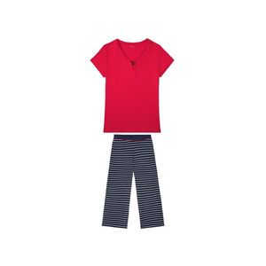 ESMARA® Dámske pyžamo (XS (32/34), červená) vyobraziť