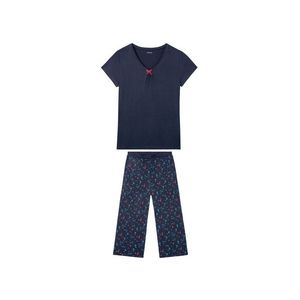 ESMARA® Dámske pyžamo (XS (32/34), námornícka modrá) vyobraziť