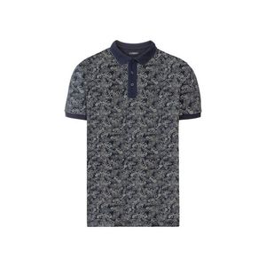 LIVERGY® Pánske polo tričko „Slim Fit“ (S (44/46), vzor / námornícka modrá) vyobraziť