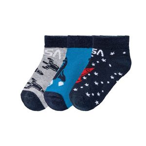Chlapčenské členkové ponožky, 3 páry (23/26, NASA) vyobraziť