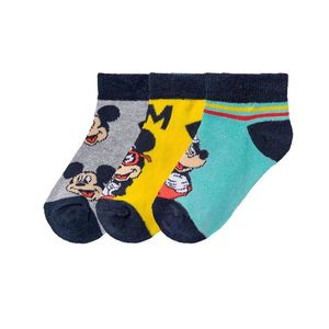 Chlapčenské členkové ponožky, 3 páry (31/34, Mickey Mouse) vyobraziť
