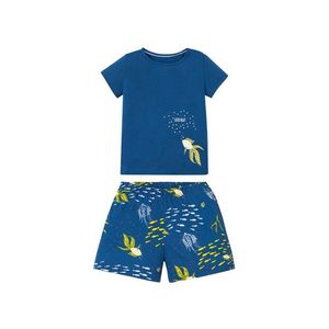 LUPILU® Dievčenské pyžamo so šortkami (86/92, modrá) vyobraziť