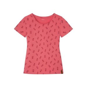 ESMARA® Dámske bavlnené tričko (L (44/46), vzor / ružová) vyobraziť