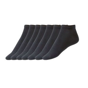 LIVERGY® Pánske nízke ponožky BIO, 7 párov (39/42, čierna) vyobraziť