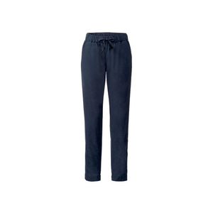 ESMARA® Dámske ľanové nohavice (34, námornícka modrá) vyobraziť