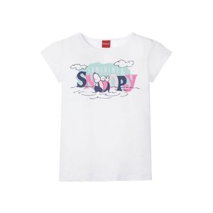Dievčenské bavlnené tričko s potlačou (110/116, Snoopy) vyobraziť