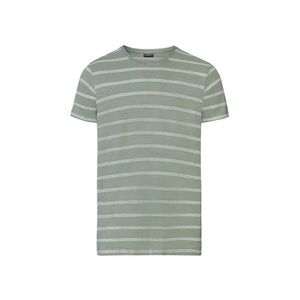 LIVERGY® Pánske ľanové tričko (XL (56/58), pruhy) vyobraziť