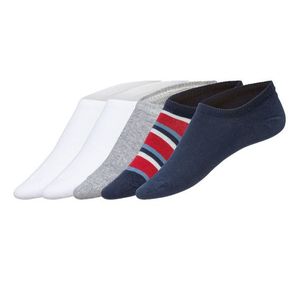 LIVERGY® Pánske členkové ponožky BIO, 5 párov (39/42, biela/šedá/námornícka modrá) vyobraziť