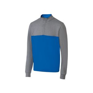 CRIVIT® Pánske funkčné golfové tričko (XXL (60/62), šedá / modrá) vyobraziť