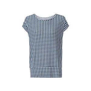 ESMARA® Dámske priliehavé tričko (XS (32/34), vzor/modrá) vyobraziť