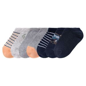 LUPILU® Chlapčenské členkové ponožky, 7 párov (27/30, navy modrá / koralová / šedá) vyobraziť