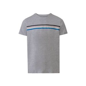 LIVERGY® Pánske bavlnené tričko (M (48/50), šedá) vyobraziť