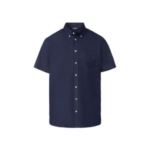 LIVERGY® Pánska košeľa „Modern Fit“ (S (37/38), námornícka modrá) vyobraziť