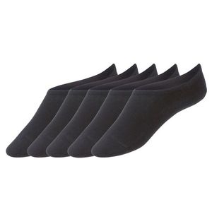 LIVERGY® Pánske ponožky s bavlnou, 5 párov (43/46, čierna) vyobraziť