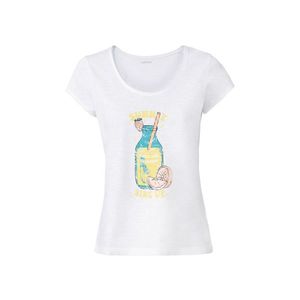 ESMARA® Dámske bavlnené tričko (S (36/38), biela) vyobraziť