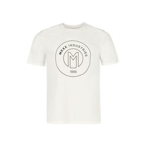MEXX Pánske bavlnené tričko (M, biela) vyobraziť