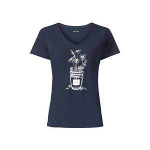 ESMARA® Dámske bavlnené tričko (XS (32/34), námornícka modrá) vyobraziť